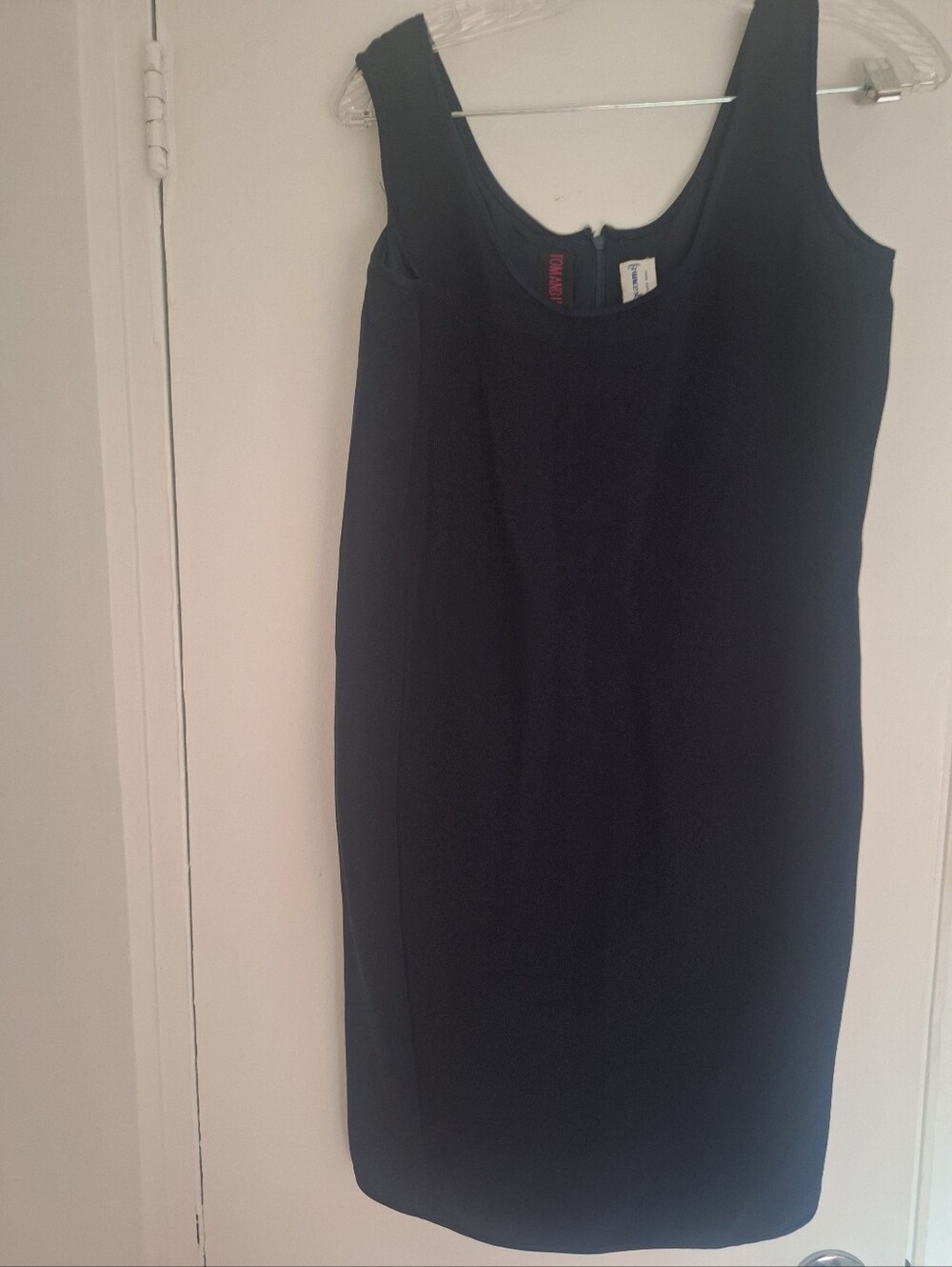 TOM AND LINDA PLATT Black TANK  Dress, Sz 10